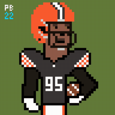 Football Player With Jersey Number 95 GIF