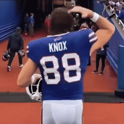 Football Player With Knox 88 Jersey GIF