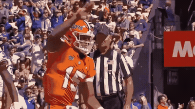 Football Player With Number 1 Helmet GIF