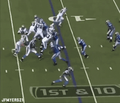 Football Player With Number 1 On Shirt GIF
