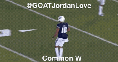 Football Player With Number 10 On Shirt GIF