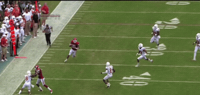 Football Player With Number 12 GIF