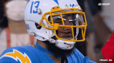 Football Player With Number 13 On Helmet GIF