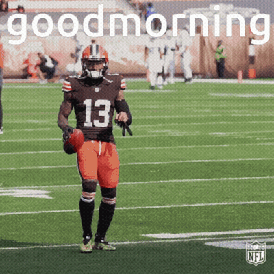 Football Player With Number 13 On Jersey GIF
