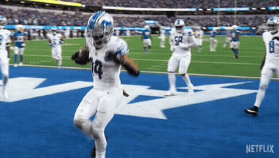 Football Player With Number 14 On Jersey GIF