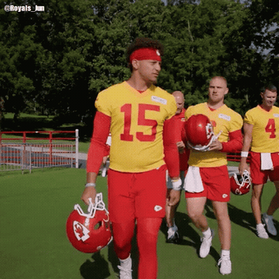 Football Player With Number 15 GIF