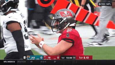 Football Player With Number 3 Helmet GIF