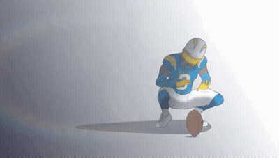 Football Player With Number 3 GIF