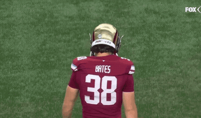 Football Player With Number 38 GIF