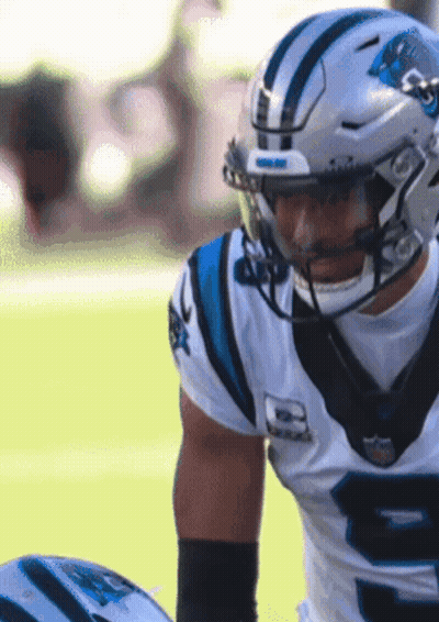 Football Player With Number 5 Helmet GIF