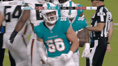 Football Player With Number 50 Jersey