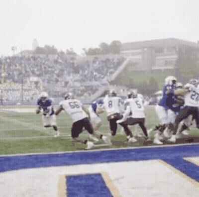 Football Player With Number 55 GIF