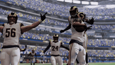 Football Player With Number 56 GIF