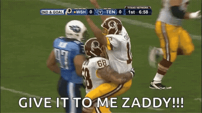 Football Player With Number 68 On Jersey GIF