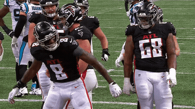 Football Player With Number 68 GIF