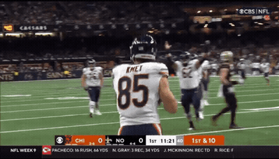 Football Player With Number 85 GIF