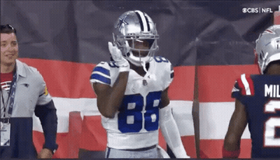 Football Player With Number 88 Helmet Before Flag GIF