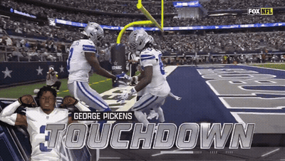 Football Player With Number 88 In Front Of American Flag GIF