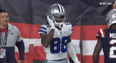 Football Player With Number 88 On Helmet GIF