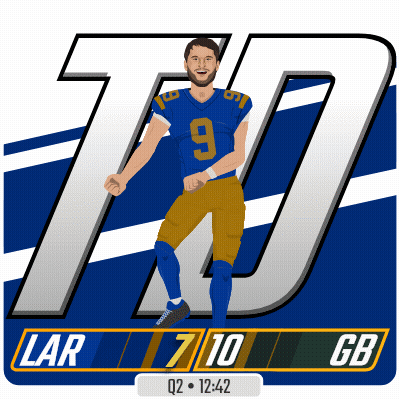 Football Player With Number 9 GIF