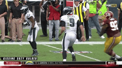Football Player With Number 9 GIF