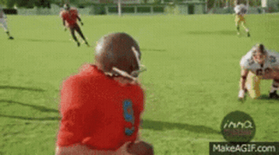 Football Player With Number 9 GIF