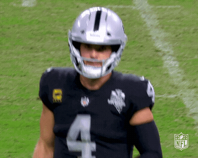 Football Player With Number Four Helmet GIF