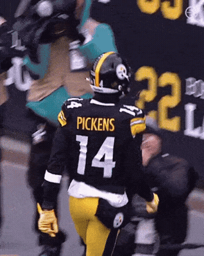 Football Player With Pickens Jersey GIF