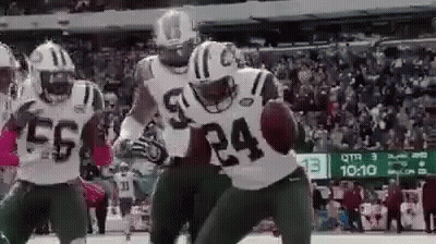 Football Players Celebrating Touchdown GIF