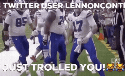 Football Players Dancing Just Trolled You GIF