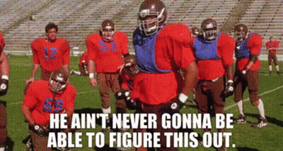Football Players He Ain't Never Gonna Be Able GIF