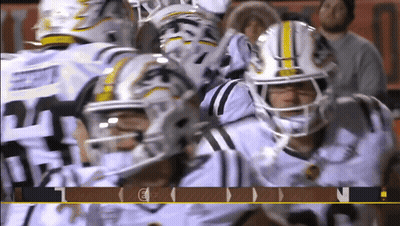 Football Players Huddled Number 21 GIF