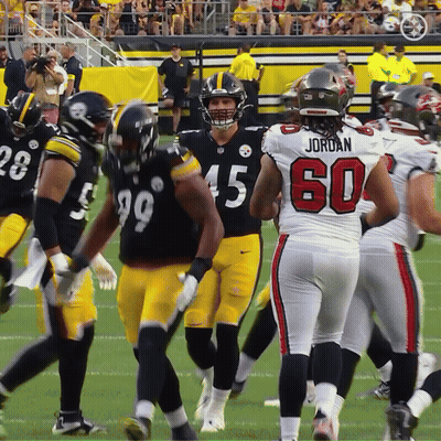 Football Players Including Number 60 Jordan GIF