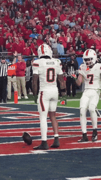 Football Players Number 0 And 7 GIF