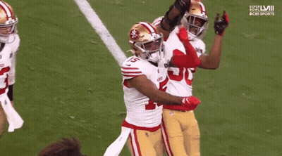 Football Players On Field Super Bowl VII GIF