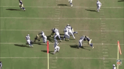 Football Players On Field With NFL Logo GIF