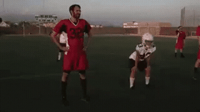 Football Players On Field With Number 29 Jersey GIF