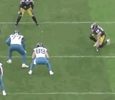 Football Players On Field With Number 90 GIF