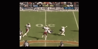 Football Players On Field With Referee And NFL Scoreboard GIF