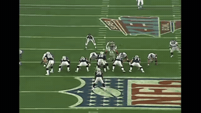 Football Players On Field With Super Bowl Logo GIF
