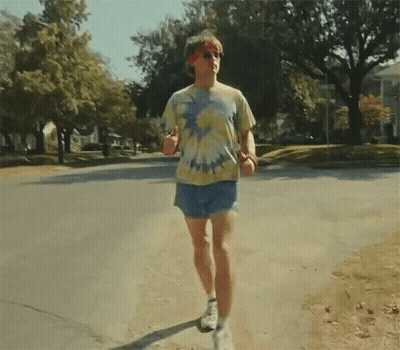 Football Players On Field With Touchdown GIF