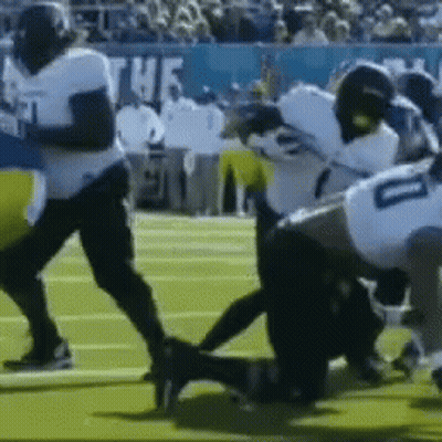 Football Players Playing Game Number 10 Jersey GIF