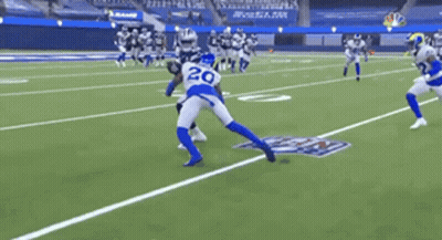 Football Players Playing Game Number 90 GIF