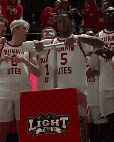 Football Players Playing Game With Referee GIF