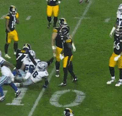 Football Players Playing On Field With Number 10 GIF