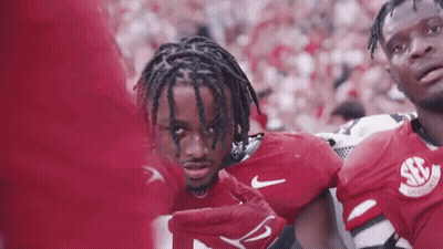 Football Players Pointing At Camera GIF