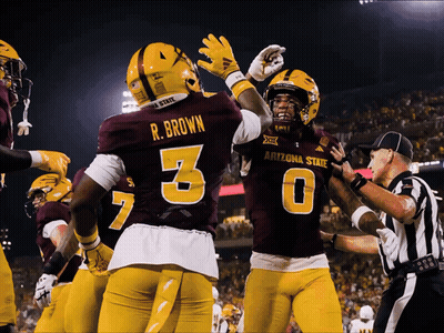 Football Players Running Number 2 Jersey GIF