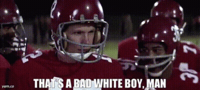 Football Players Saying That's Bad White Boy Man GIF