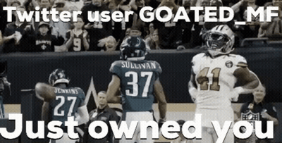 Football Players Standing Before Crowd GIF