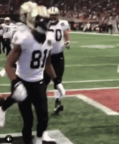 Football Players Standing On Field GIF